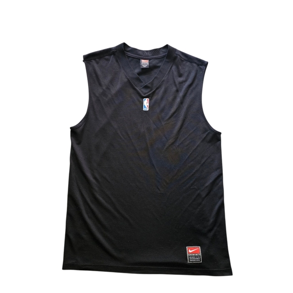 Vintage Y2k Nike Men's Black Basketball Jersey - Picture 1 of 6